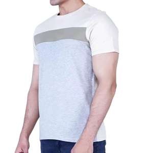 El mejor artículo, camiseta de fábrica para hombre, cuello redondo personalizable, tela de punto transpirable ligera, colores atractivos - Product Image 3