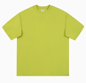 Camiseta extragrande con cuello redondo y hombros caídos para hombre, camiseta blanca de calidad de lujo con logotipo 100% de algodón orgánico para hombre - Product Image 5