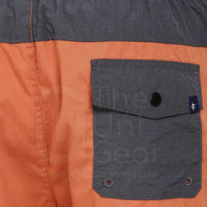 กางเกงขาสั้นลำลองน้ำหนักเบาสไตล์2025สำหรับผู้ชายเอวกลางลายทึบดีไซน์ล่าสุด-ขายส่งออนไลน์ - Product Image 6