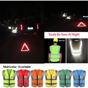 Vêtements de travail routiers uniformes de travail gilets couleur verte personnaliser hiver polaire haute visibilité Gilet de sécurité gilet réfléchissant veste de sécurité - Product Image 5