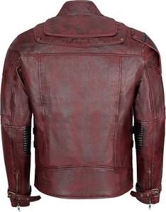 Chaqueta de Cuero Personalizada OEM de Talla Grande para Hombre, Chaqueta de Cuero con Cuello Alto, Estilo Urbano, Tela de Lona, Envío Inmediato - Product Image 2