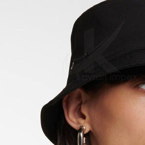 Chapeaux seau tendance avec logo personnalisé Chapeaux d'été tricotés teints en couleur unie de haute qualité Nouveau design personnalisé de haute qualité - Product Image 3