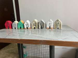 100% Eco-Friendly Handmade Cotton Pulp Paper Houses for Home and <b>Garden</b> Decorations and Unique Style Festive <b>Gifting</b> Product <b>Set</b> - Product Image 4