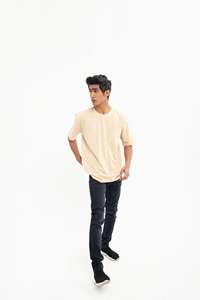 เสื้อยืด240Gsm ไหล่ปล่อยเปล่าผ้าคอตตอน100% ขนาดใหญ่เสื้อยืดเฮฟวี่เวท - Product Image 3