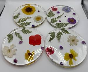 Tapete de Mesa de Centro Artesanal de Resina de Alto Brillo, Estilo Bohemio, Ecológico, Hecho a Mano, de Primera Calidad para Decoración de Sala de Estar - Product Image 1