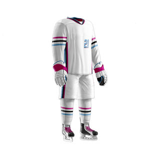 Premium Quality Custom Made 100% Polyester <b>Ice</b> Hockey Uniform for Adults Men Sports Wear Sets Style - Product Image 5