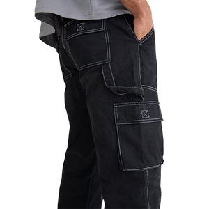 Pantalones Cargo para Hombre, Más Vendidos, con Múltiples Bolsillos, a la Moda, Casuales, Ligeros, 100% Algodón, Transpirables, para Invierno y Verano - Product Image 4