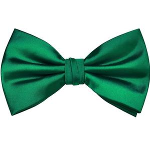 Vente en gros de noeuds papillon en polyester pour hommes et femmes en soie design papillon à la mode pour la fête de mariage-nœud papillon de couleur unie respirant - Product Image 1