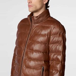 Veste en toile à capuche pour homme de haute qualité, épaisseur standard, chaude, coupe-vent, couleur unie, service OEM - Product Image 4