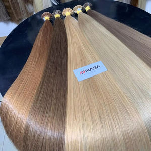 Pointe plate pré collé usine prix de gros brut vietnamien faisceaux de kératine humaine Extensions de cheveux toutes les couleurs droites - Product Image 6