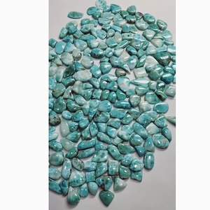 205ชิ้นของ Larimar ธรรมชาติ13มม. ถึง23มม. รูปไข่ลูกแพร์แฟนซี Cabochon 2150 CTS Lot คุณภาพการขายเครื่องประดับอัญมณีหลวมเรา $276 - Product Image 1