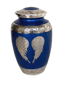 Jarrón de urna de latón para cenizas Cremación para cenizas humanas Adulto Mujer Hombre Urna decorativa Funeral - Product Image 1