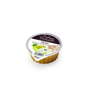 Délices Traditionnels Da Futura Spa, Pulpe de fruits 100% poire conservée dans le sirop, 100g x 18 pièces, Fruits en conserve réfrigérés, Fabriqué en Italie - Product Image 1