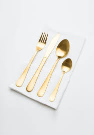 Juego de cubertería de acero inoxidable personalizable para cocina, cubertería dorada a granel para restaurante, Hotel y boda - Product Image 5