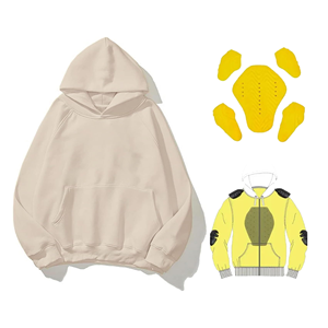2025 personnalisé unisexe vêtements de sport moto à capuche coupe-vent étanche armure Protection niveaux 1 2 fermeture éclair Logo avant Auto - Product Image 1