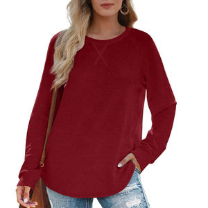 เสื้อฮู้ดและเสื้อสเวตเชิ้ตลายพิมพ์สำหรับผู้หญิง แขนยาว ไซส์ใหญ่ ใส่สบาย สำหรับฤดูหนาว ผลิตจากผ้าฝ้าย 100% เป็นมิตรกับสิ่งแวดล้อม ขั้นต่ำในการสั่งซื้อน้อย - Product Image 2