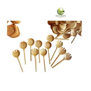 Eco-Friendly Wooden Tea Serving <b>Measuring</b> <b>Spoon</b> with Long Handle Minimalist Japandi Style 10ml Capacity Mirror Polish - Product Image 6