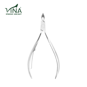 Pince à cuticules Super Sharp Silver OEM Vina VNC-18-GC Acier au carbone de haute qualité Professionnel du Vietnam Meilleures ventes pour l'utilisation des doigts - Product Image 3