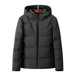 <b>Hooded</b> Men Puffer <b>Jackets</b> OEM Manufacturer Causal Street Wear Fashion Warm Quilted <b>Padded</b> Coat Outerwear Men's Puffer <b>Jacket</b> - Product Image 6