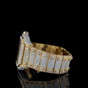 Top High Quality Fully Iced Out Branded <b>Watch</b> vvs Moissanite Diamond Hip Hop Jewelry 925 silver Material <b>Other</b> Jewelry - Product Image 3