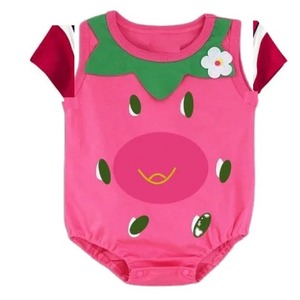Vente en gros pyjamas en bambou pour bébés garçons et filles de 0 à 3 mois barboteuses à imprimé animal mignon avec fermeture à glissière unisexe - Product Image 5