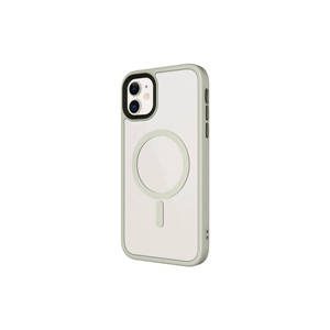 Coque en silicone mate anti-traces de doigts compatible MagSafe pour iPhone 11 14, recharge sans fil, protection arrière - Product Image 4