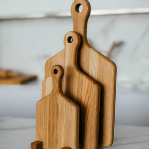 Tabla de Cortar de Madera de Acacia de Alta Calidad al por Mayor, Material Ecológico y Seguro, Mango Redondo, 1.5 cm de Grosor, Apta para Lavavajillas, para Uso en Campamentos - Product Image 1