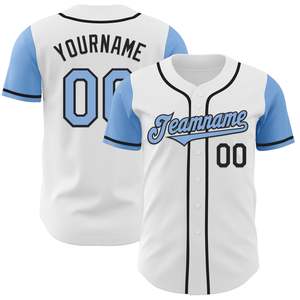 Blank Split Baseball Uniform Button Down <b>T</b>-<b>shirt</b> USA Size Personalized Stitched Logo Name for Men Youth Baseball Jersey - Product Image 1