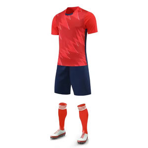 Uniformes de Fútbol al por Mayor, Conjuntos de Fútbol Personalizados, 100% Poliéster, Secado Rápido, Impresión por Transferencia de Calor, Transpirable - Product Image 1