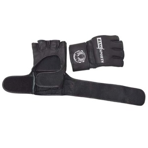 Wholesale Customizable Half Finger Real Leather <b>Boxing</b> <b>Gloves</b> Street Fight MMA Sparring <b>Gloves</b> with Foam Insert for <b>Martial</b> <b>Arts</b> - Product Image 3