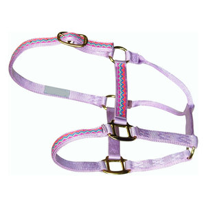 Superposition de tissage de lavande de licou de cheval en nylon de haute qualité réglable Durable pour 800-1100 Lbs Premium utilisation quotidienne taille moyenne - Product Image 4