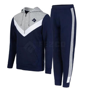 Ensemble de survêtement d'hiver pour homme, coupe ajustée, logo personnalisé de luxe, prix bas, doux, respirant, séchage rapide, coupe slim, 100% - Product Image 1