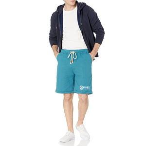 กางเกงขาสั้นลำลองสำหรับผู้ชายพิมพ์ลายโลโก้ที่กำหนดเอง - Product Image 4