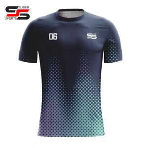 Camiseta Deportiva de Fútbol con Cuello en V para Hombre, de Secado Rápido, de Poliéster, con Malla Transpirable, Personalizable - Product Image 3