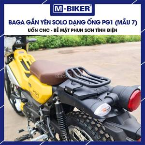 Soporte de Asiento Individual M-Biker, Portaequipajes Trasero de Acero Inoxidable PG1, Diseño Tubular para Modificación/Actualización de Motocicletas de Calle - Product Image 4