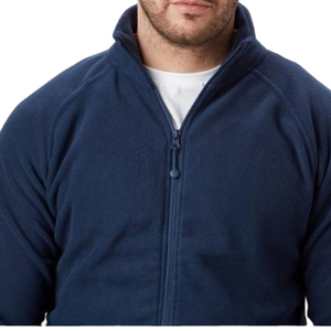 Plain Dyed Polyester Cotton Mens <b>Fleece</b> Jackets Casual Outdoor Comfortable Soft Warm Outerwear for Daily Wear - Product Image 3