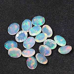 Cabujones de ópalo etíope de fuego de forma ovalada calibrada de calidad extrafina, Ópalo etíope Natural, venta al por mayor, lote de piedras preciosas naturales OEM - Product Image 4