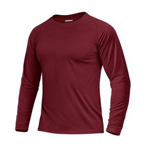 Wholesale Lightweight Performance Sportswear Customized Logo Men's Full Sleeve Rash Guard with Breathable Stretchable Feature - Product Image 3