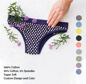 Sous-vêtements sexy pour femmes culotte de coupe haute en coton stretch pour femmes culotte bikini pur coton pour femmes - Product Image 5