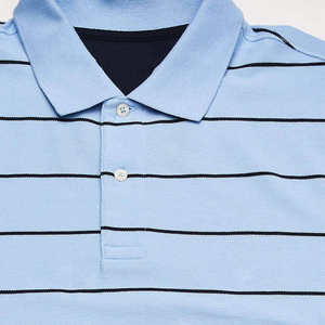 เสื้อโปโลผู้ชายทรงเข้ารูปสำหรับฤดูร้อน ผ้าฝ้าย 100% แห้งเร็ว รับออกแบบลายเอง MOQ ต่ำ - Product Image 3