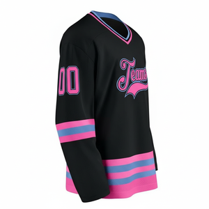 Uniforme de Hockey sobre Hielo al por Mayor, Jersey de Hockey con Logotipo Personalizado, Precio de Fábrica, Ligero, Transpirable, de Secado Rápido, Poliéster - Product Image 4