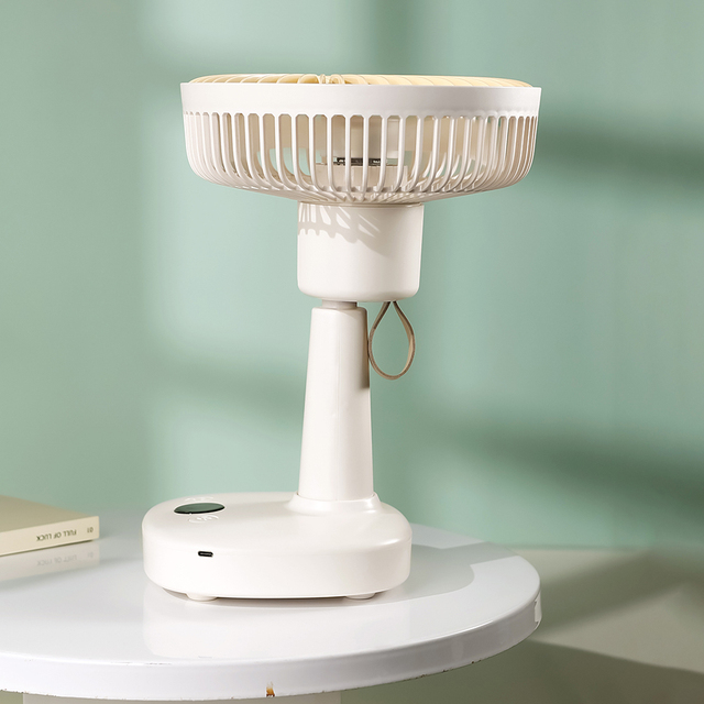 MOQ 1pcs Home Appliances Foldable Usb Table Digital DC Brushless Motor Household Air Cooling Portable Office Mini Fan