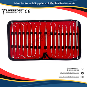 Nuevo kit de instrumentos de elevación sinusal de 5 piezas de acero inoxidable alemán, instrumento quirúrgico certificado CE Manual Dental de implante - Product Image 5