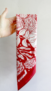 Bandana en coton à motif de lettres de dessin animé, impression personnalisée, bandana brodé, personnalisé, vente en gros, OEM - Product Image 5