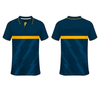 Venta al por mayor y bajo precio fabricado sublimación Cricket uniforme nuevo diseño personalizado Cricket uniforme Kit Polo camisa personalizada Cricket