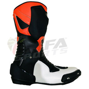 Hombres Motocicleta Moto Cuero Racing Zapatos Racing Deporte Corto Tobillo Botas Impermeables - Product Image 3