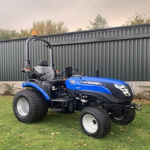 Tracteur compact numérique Solis 24HP avec chargeur frontal, machine agricole, moteur, couleur bleue - Product Image 3