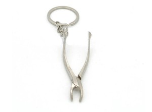Signe de hachage porte-clés pince d'extraction dentaire pince dentaire porte-clés porte-clés pince en acier inoxydable cadeau porte-clés - Product Image 2