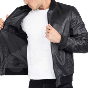 Nueva chaqueta de cuero de llegada para hombres en colores personalizados-Exportación desde Pakistán Chaqueta de espuma de diseño nuevo y de moda para hombres - Product Image 4