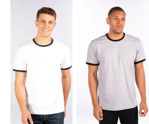 เสื้อยืดคอกลมแขนสั้นผู้ชายคุณภาพสูงสไตล์วินเทจ ผ้าคอตตอนถัก 100% ทรงปกติ ระบายอากาศได้ดี - Product Image 3